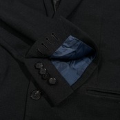 00s KATHARINE HAMNETT LONDON キャサリンハムネット ロンドン 本切羽 2B テーラードジャケット サイズ L /ブラック/オールド