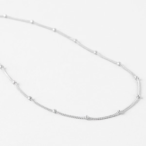 316L Satellite Chain Necklace 【SILVER】