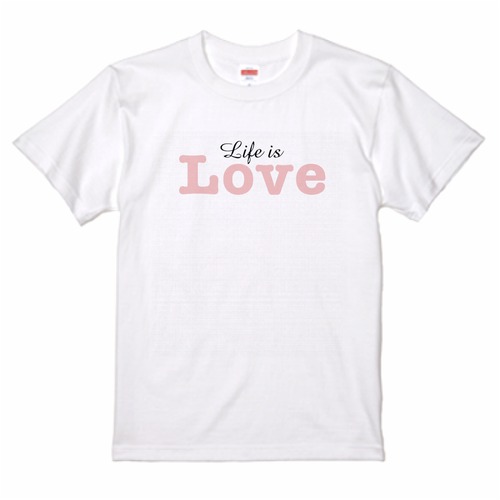 Loveロゴ入りTシャツ ホワイト 
