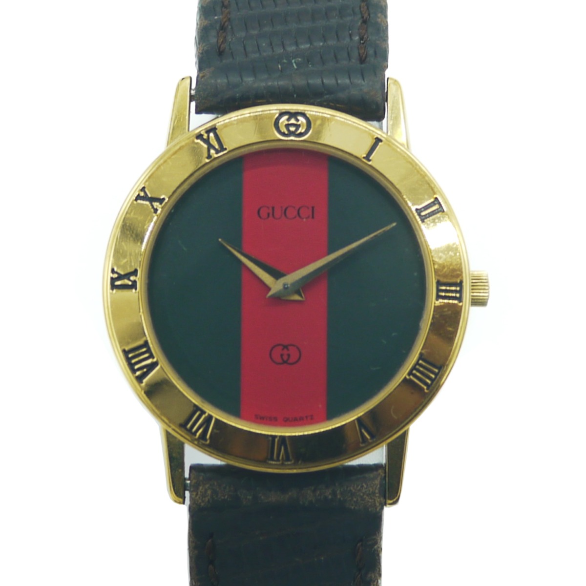 GUCCI グッチ シェリー 3000J クォーツ 赤緑文字盤 Y00959 | 大和屋 