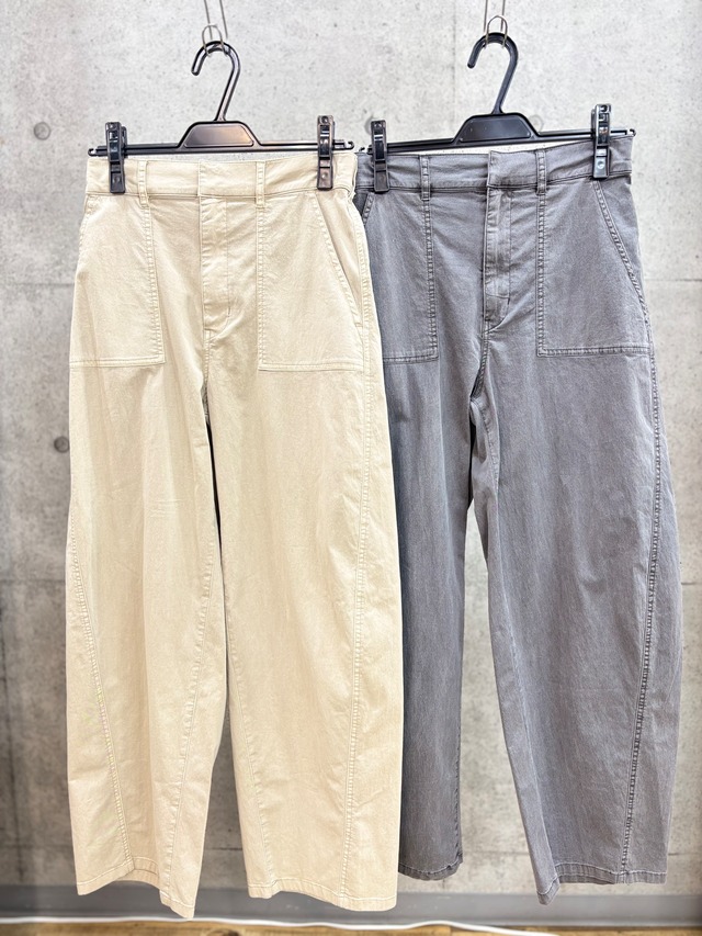 【送料無料】CYNICAL(シニカル)ストレッチツイルピグメントダイワイドパンツ 大人カジュアル 手洗い可能 612-96006