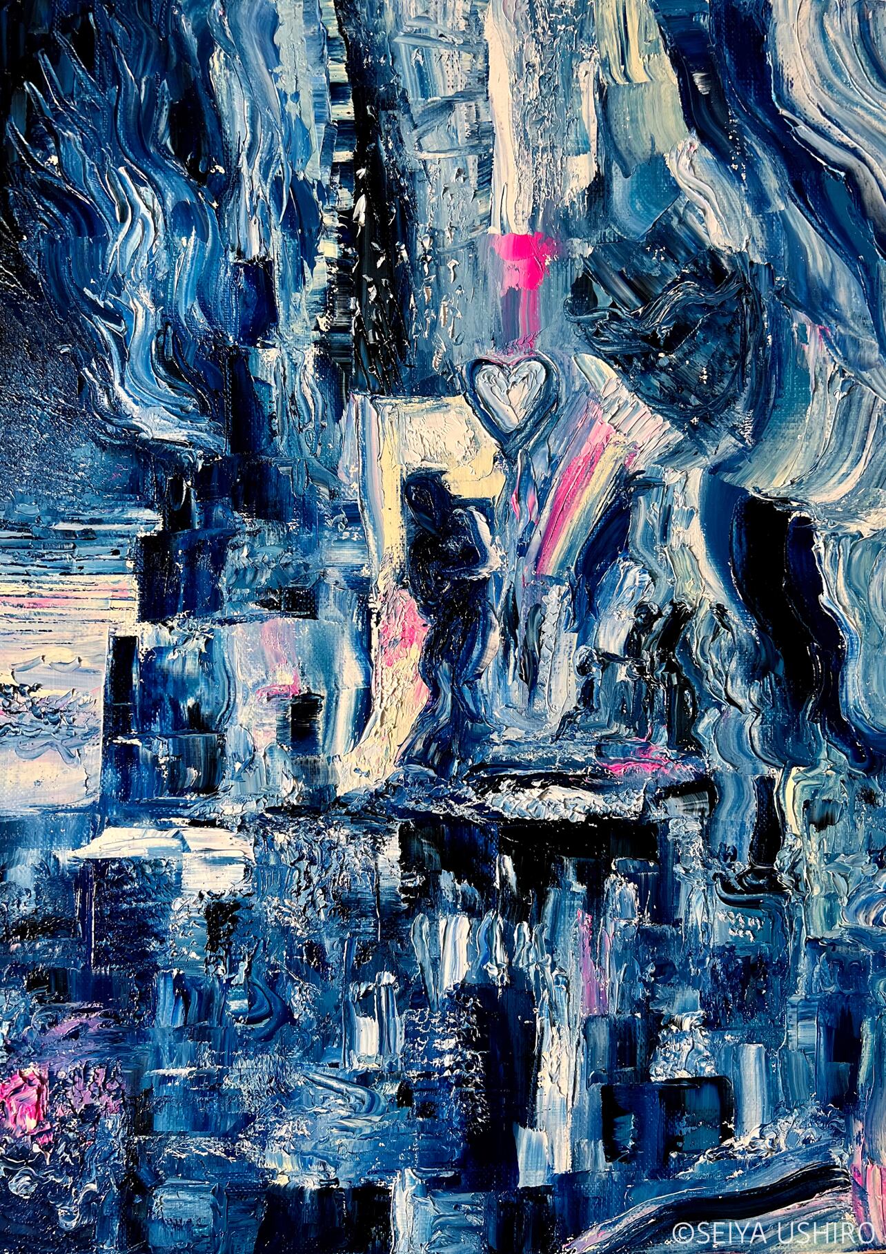 原画】「ギフト」 額付き ペン 水彩画 【公式通販】