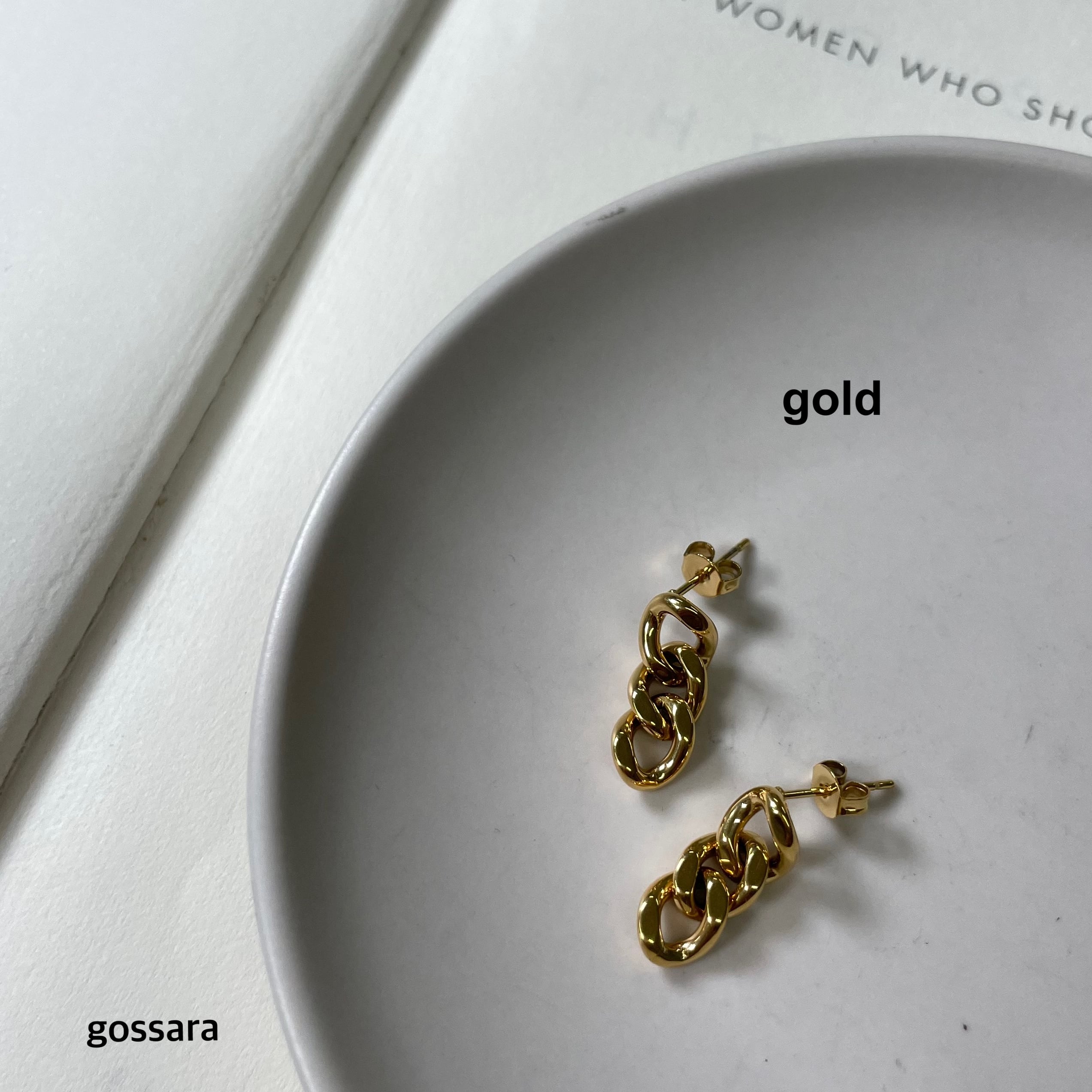ステンレスチェーンピアス 5280799 (0807) | gossara(ゴサラ)