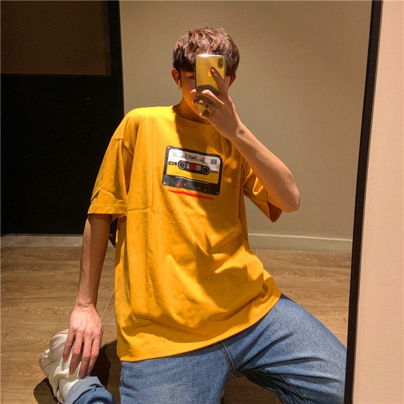 全3色 Tシャツ カットソー プリント カジュアル シンプル