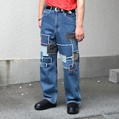 KUON / Sashiko Mended Denim Trousers