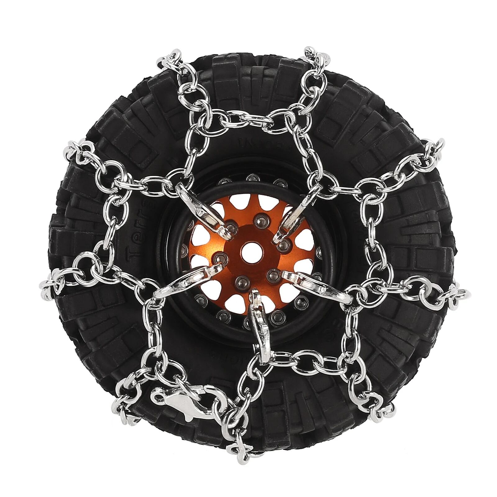 INJORA 55-65mm 1.0 タイヤ スノーチェーン 1/18 1/24 RC クローラー