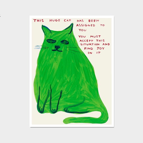 POSTER: DAVID SHRIGLEY: This Huge Cat