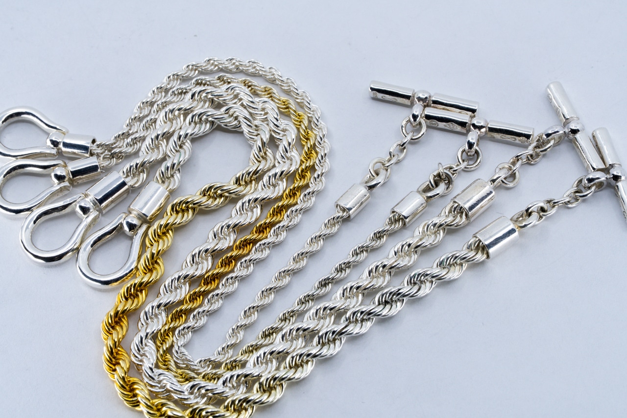 BN-105 Horseshoe Rope Chain Bracelet (small)