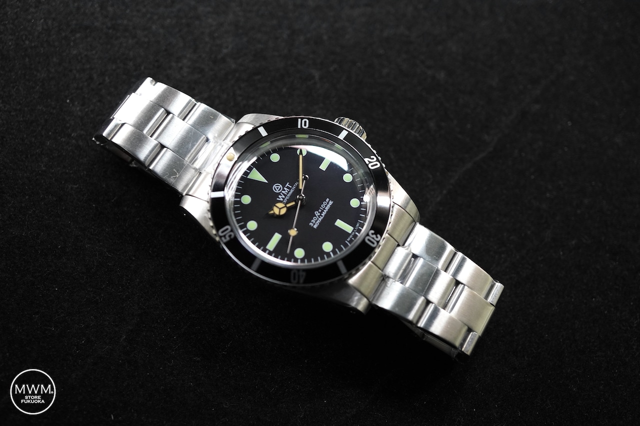 WMT Sea Diver Green Lume with Bracelet by MWM