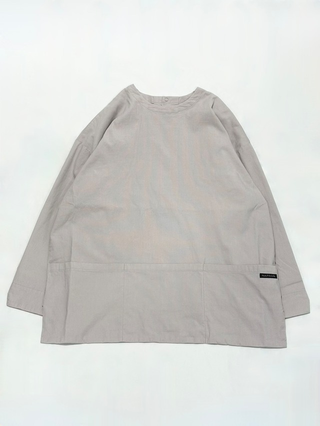 NAPRON・APRON SHIRT・LIGHT GRAY　TP47