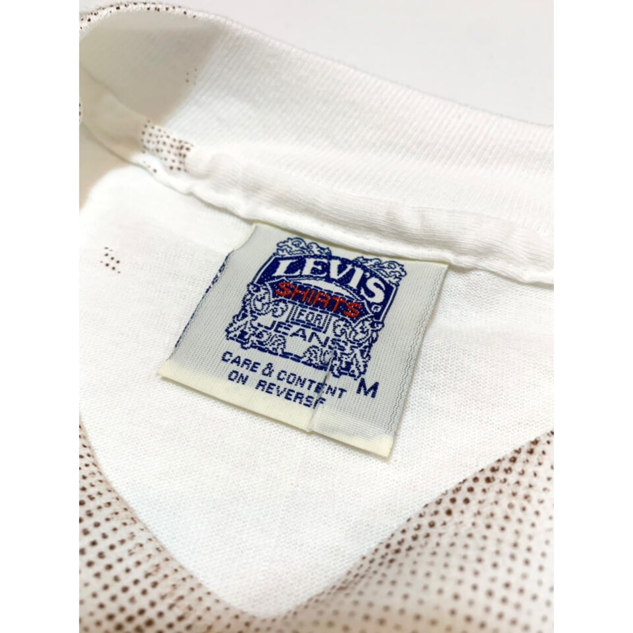 90s "DEAD STOCK" Silver Tab Tee MADE IN USA  Size M_1