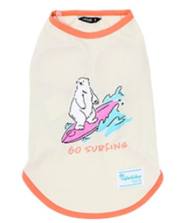 犬服　シーサイドシロクマタンク　接触冷感 　[サイズ: 1号〜]