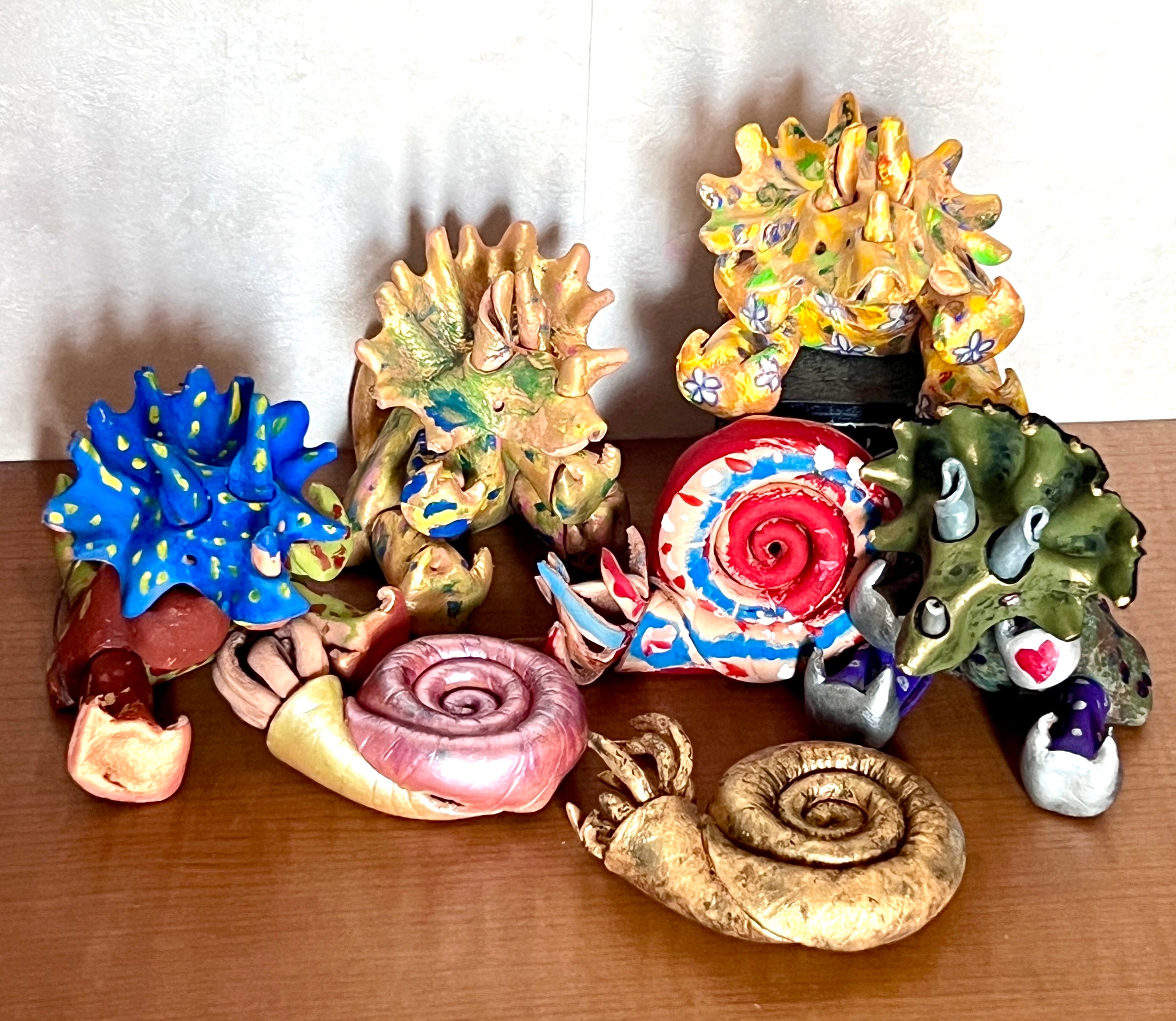 革で作ろう！工作キット【アンモナイト】 | Lilyleather Design