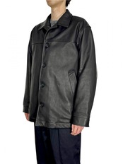 【COMME des GARCONS HOMME】オイルディアレザージャケット