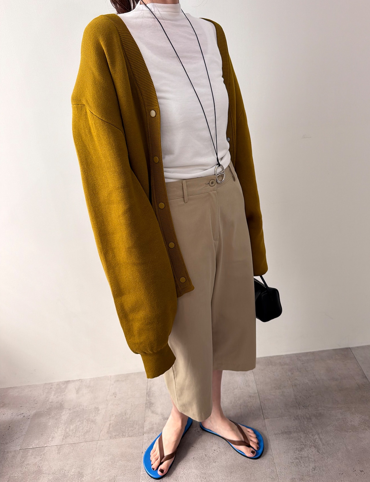 【新作5%OFF・3日間】Over-fit Cotton Cardigan_4colors