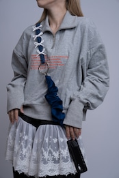 【残り9点】3way velour strap Navy