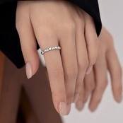 指輪 かわいい シルバー ハート リング