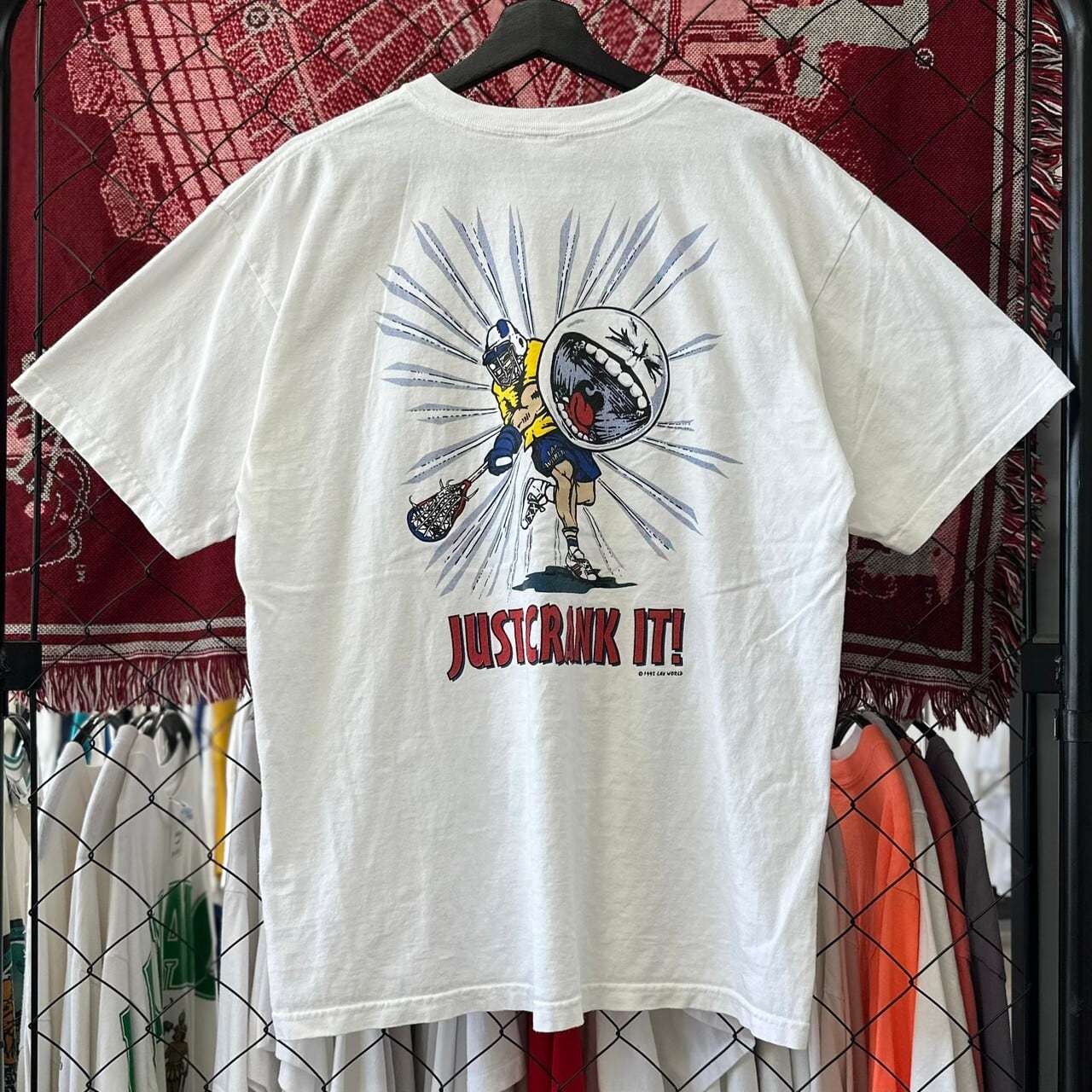 ラクロスチーム Tシャツ 古着 アメカジ - トップス