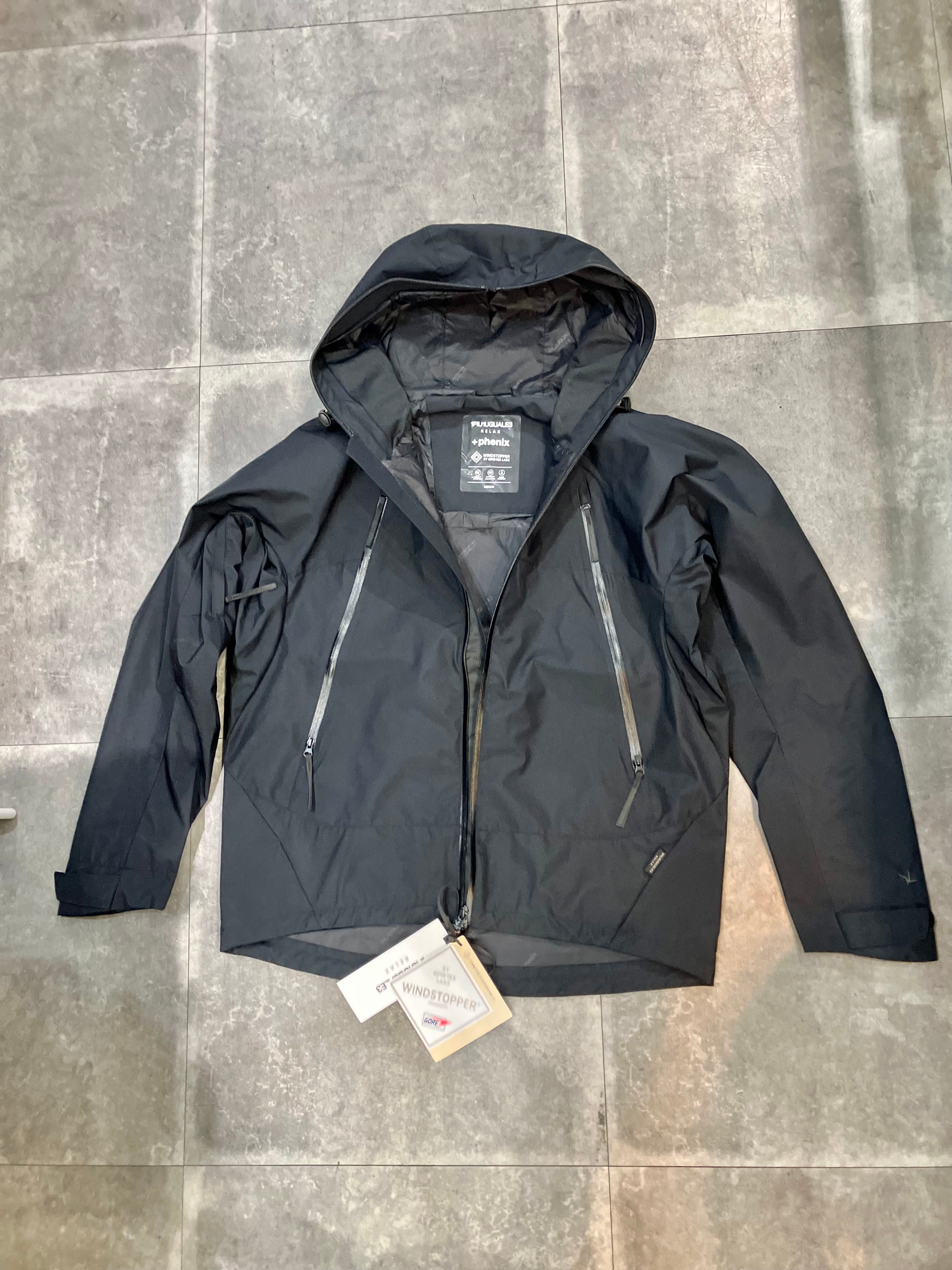 1piu1uguale3 マウンテンパーカー ブラックⅥ ダブルジップLL XL