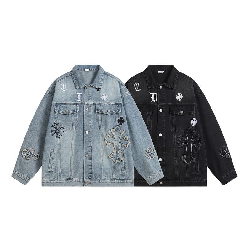 デザインデニムジャケット 00040