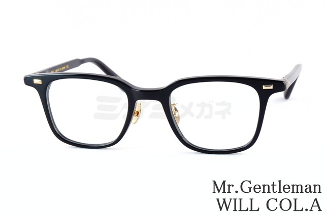 Mr.Gentleman メガネ WILL Col.A ウェリントン ウィル クラシカル ミスタージェントルマン 鯖江 日本製 正規品