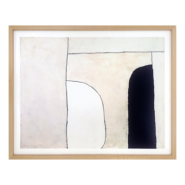 [額縁付き] ウィリアム・スコット「Way in, 1963」アートポスター 800×640mm AFWS02