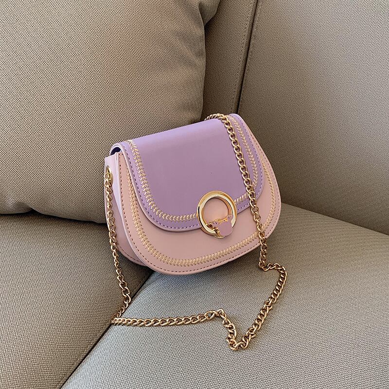 スモールバッグ女性バッグ2020新しいトレンディワイルドチェーンシングルショルダーメッセンジャーバッグサマーネットレッドファッションサドルバッグ Tiancai_Wing_Bag7669091