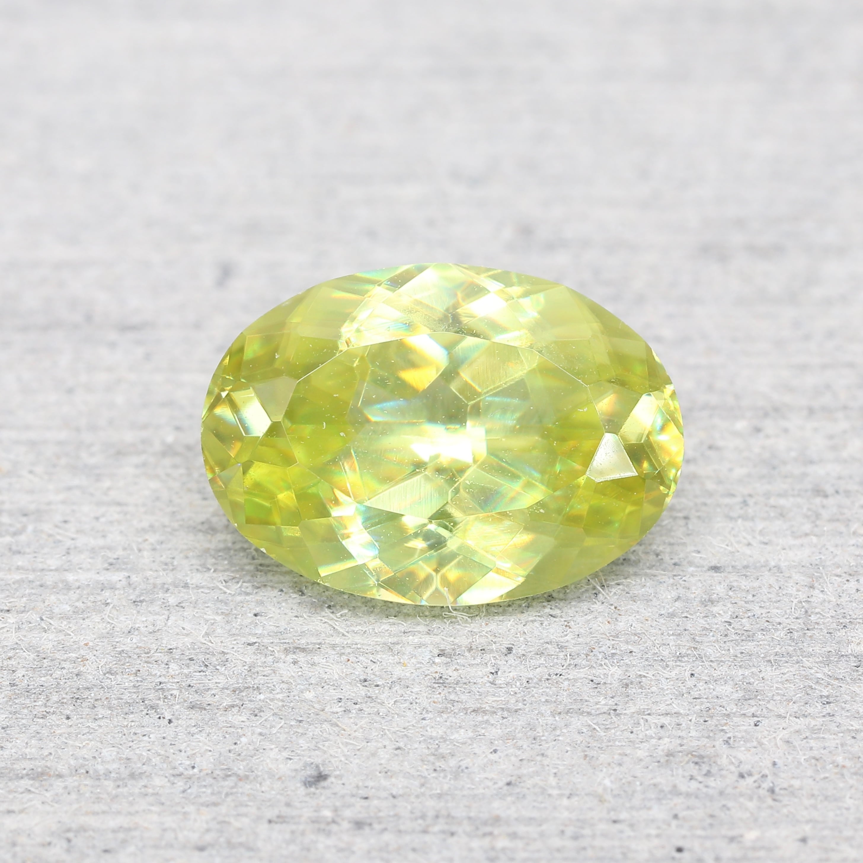 アンドラダイトガーネット トパゾライト 0.354ct クッション 日独ソ