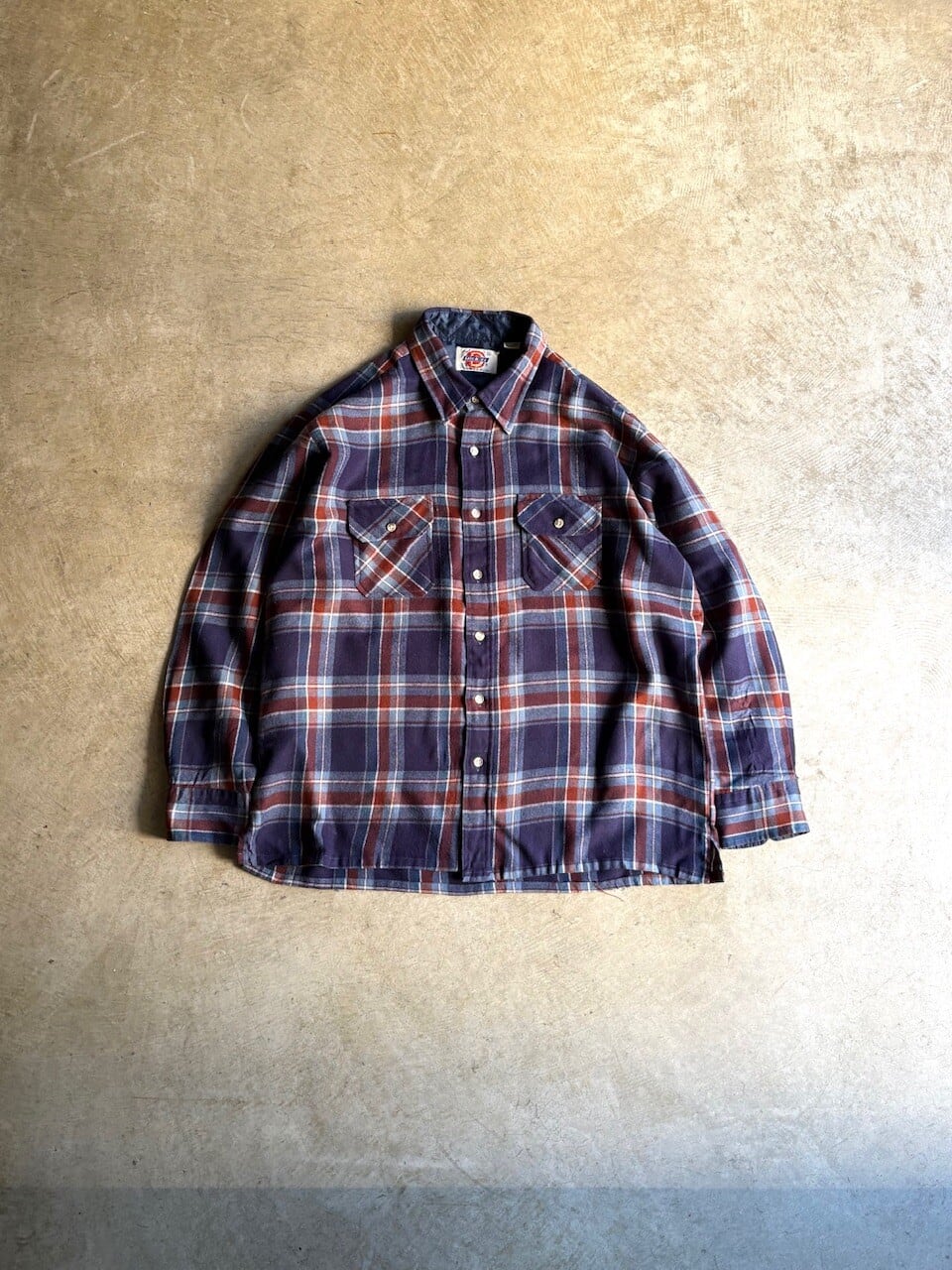 KOREA製 80's-90’s Dickies “ACRYLIC FLANNEL SHIRT”