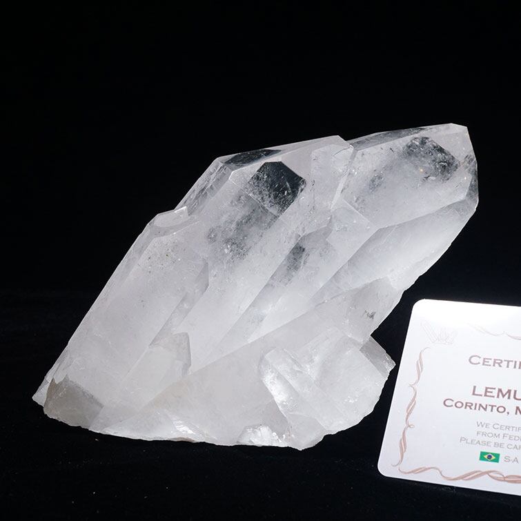 水晶 クラスター ブラジル ミナスジェライス州 コリント産 レムリアンシード 証明書付属 一点物 282-322
