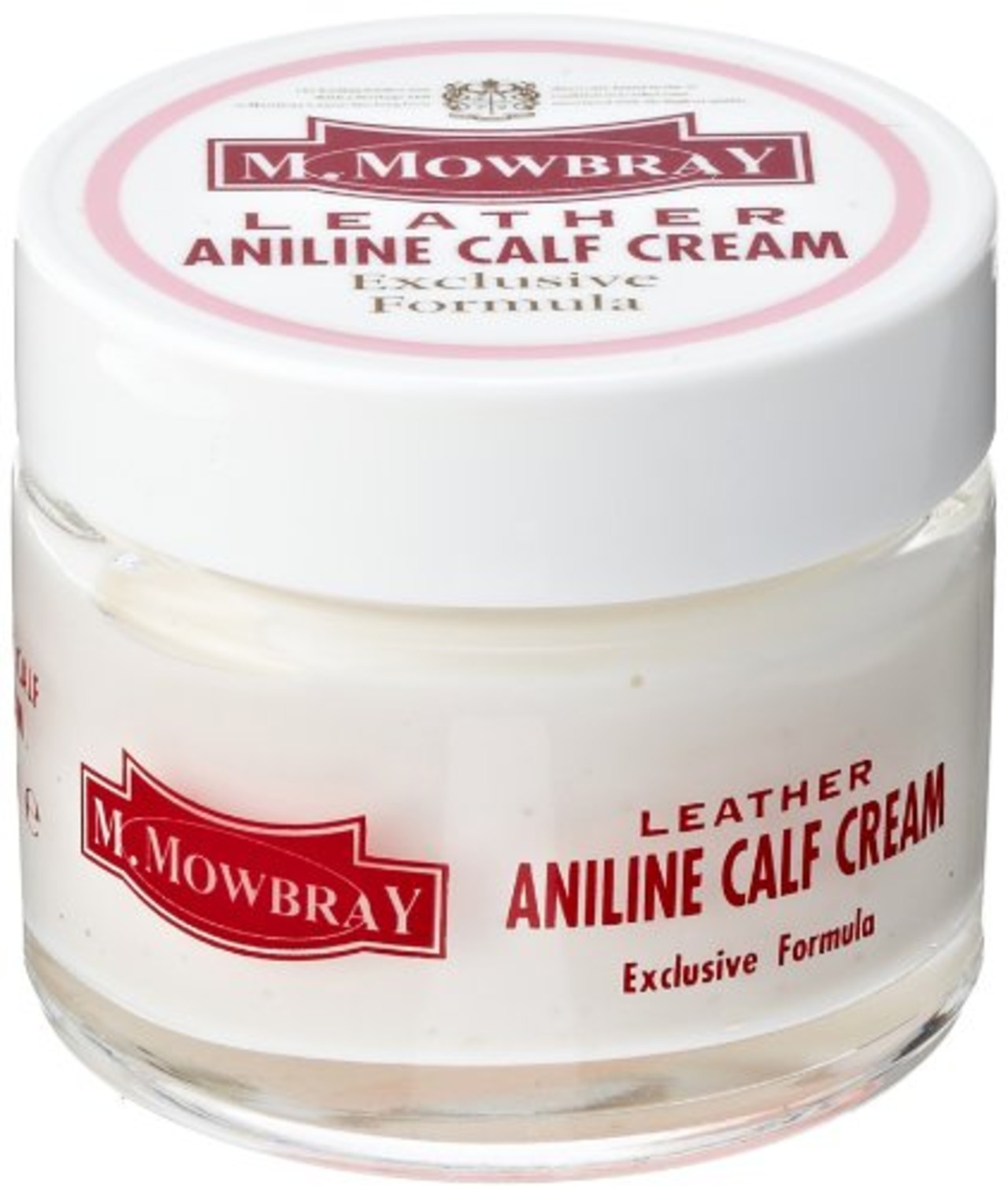 [M.モゥブレィ] 靴クリーム 革小物用レザークリーム 汚れ落とし・栄養・保革・ツヤ出し 無色 60ml 革靴 革小物 初めての基本ケア 汚れ落とし・栄養・保湿・ツヤ出し お財布 バッグ ジャケット ベルト レザークラフト グッドエイジング アニリンカーフクリーム 本革 手帳 透明感のある自然な光沢