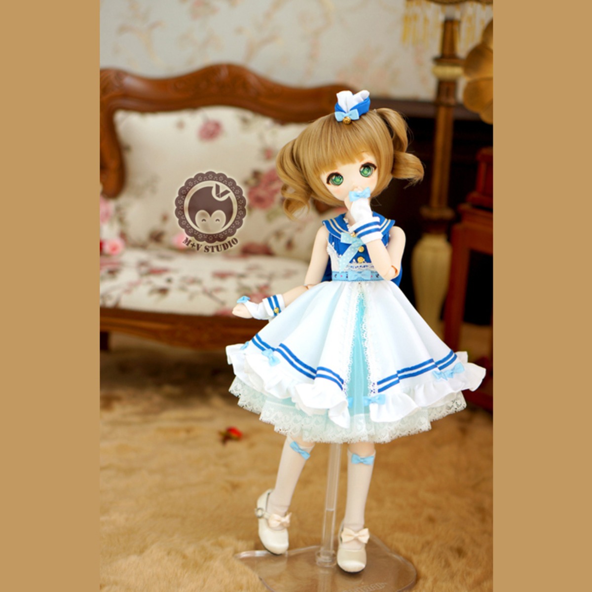 BJD人形用衣装 セーラー服 可愛い 清新 MDDサイズ人形用/猫屋 | BTGARDEN