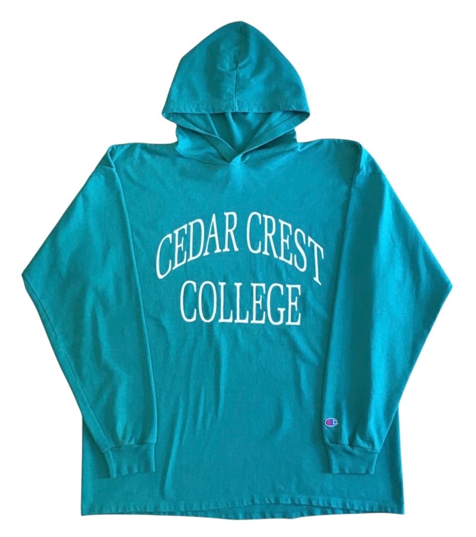 Champion CEDAR CREST COLLEGE Sweat Hoodie / XL / Made in USA / 90s