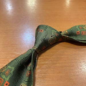 "未使用品" F.Marino "SFODERATO" SILK JACQUARD TIE