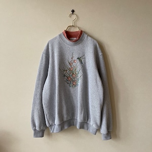 Bon Worth 2000s Double Collar Embroidery Sweat  W29