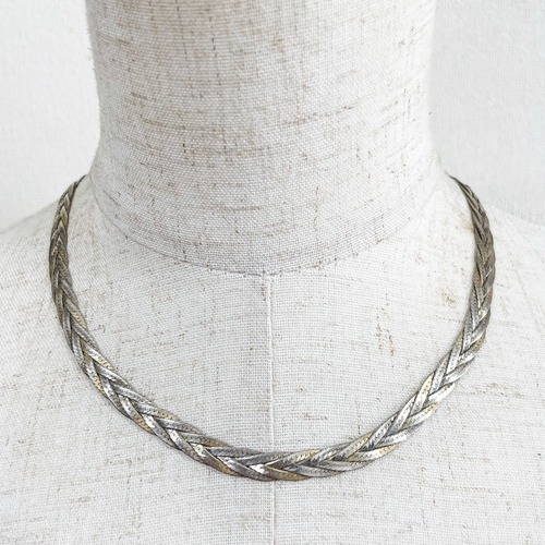 Vntage 925 Silver Snake Chain Necklace