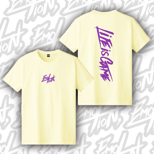 EmotioN Life is Game T-shirt [YELLOW]