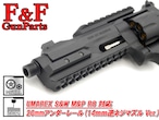 UMAREX S&W M&P R8対応 20ｍｍアンダーレール(14ｍｍ逆ネジマズル Ver.)