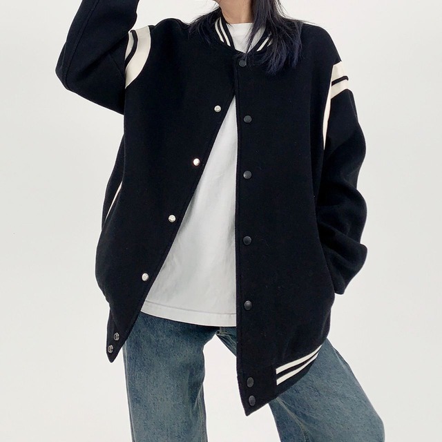 Loose Retro Uniform Jacket 124470