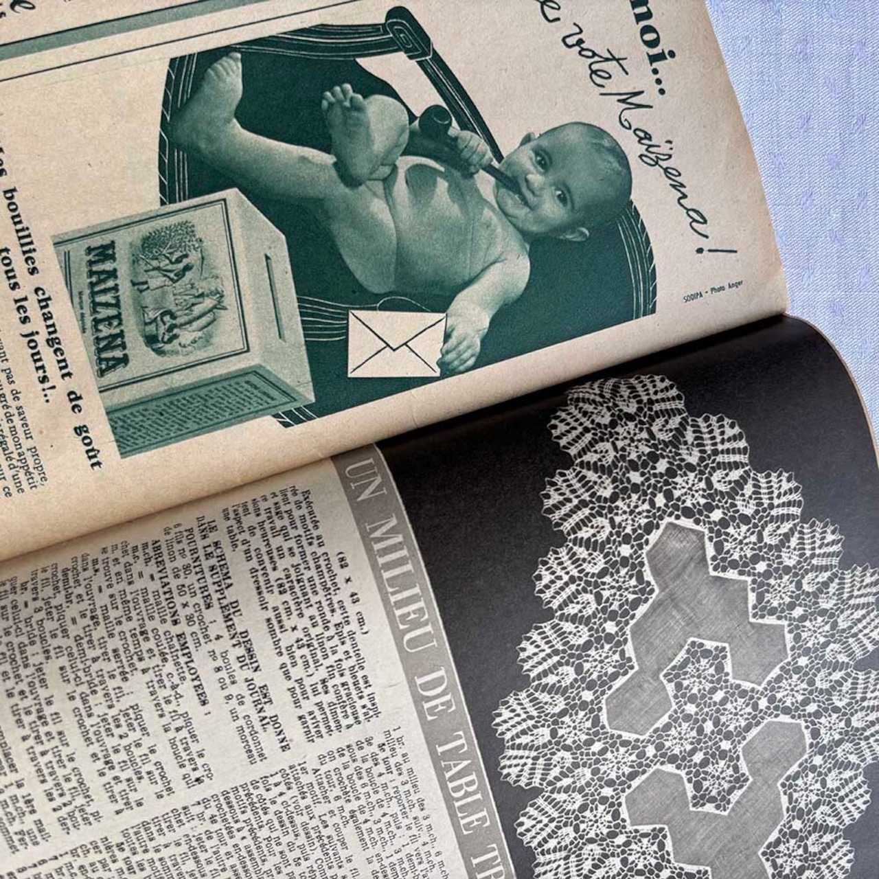 フランス古本　ヴィンテージ雑誌　婦人雑誌　ファッション・趣味　1950年代　JUIN 1956　12pscn29-2