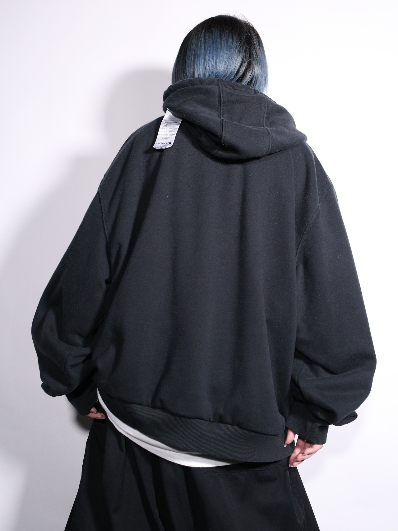 REMAKE / ”Carhartt” side-zip pocket hoodie - 7