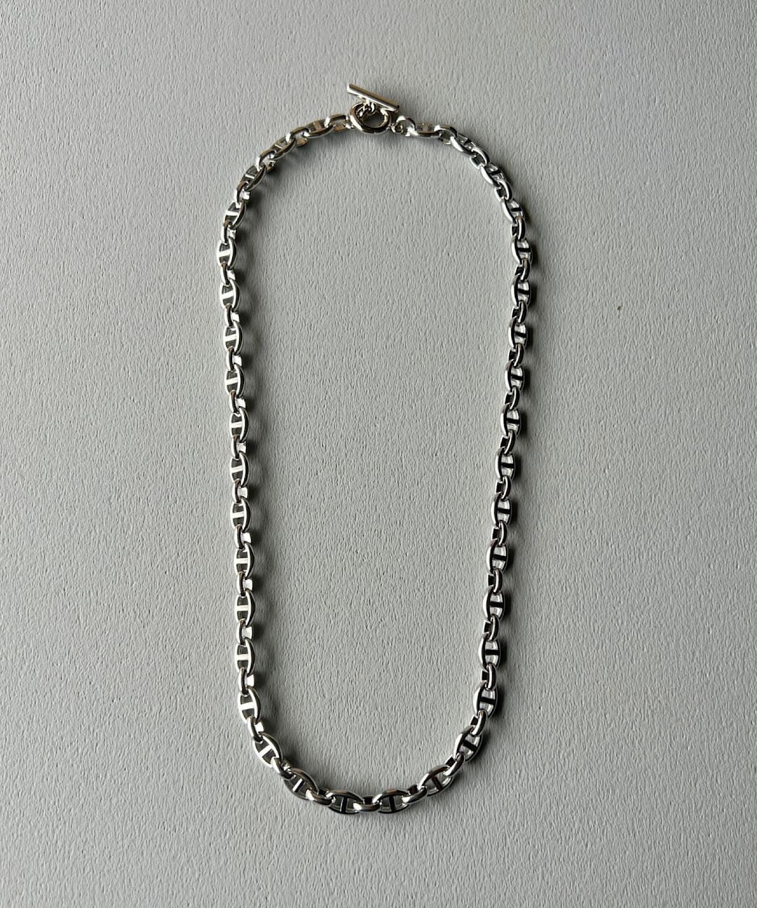 OVER THE DAY TOKYO | 43cm | STAINLESS STEEL MARINE CHAIN CHOKER NECKLACE (SLV) OTDT-101