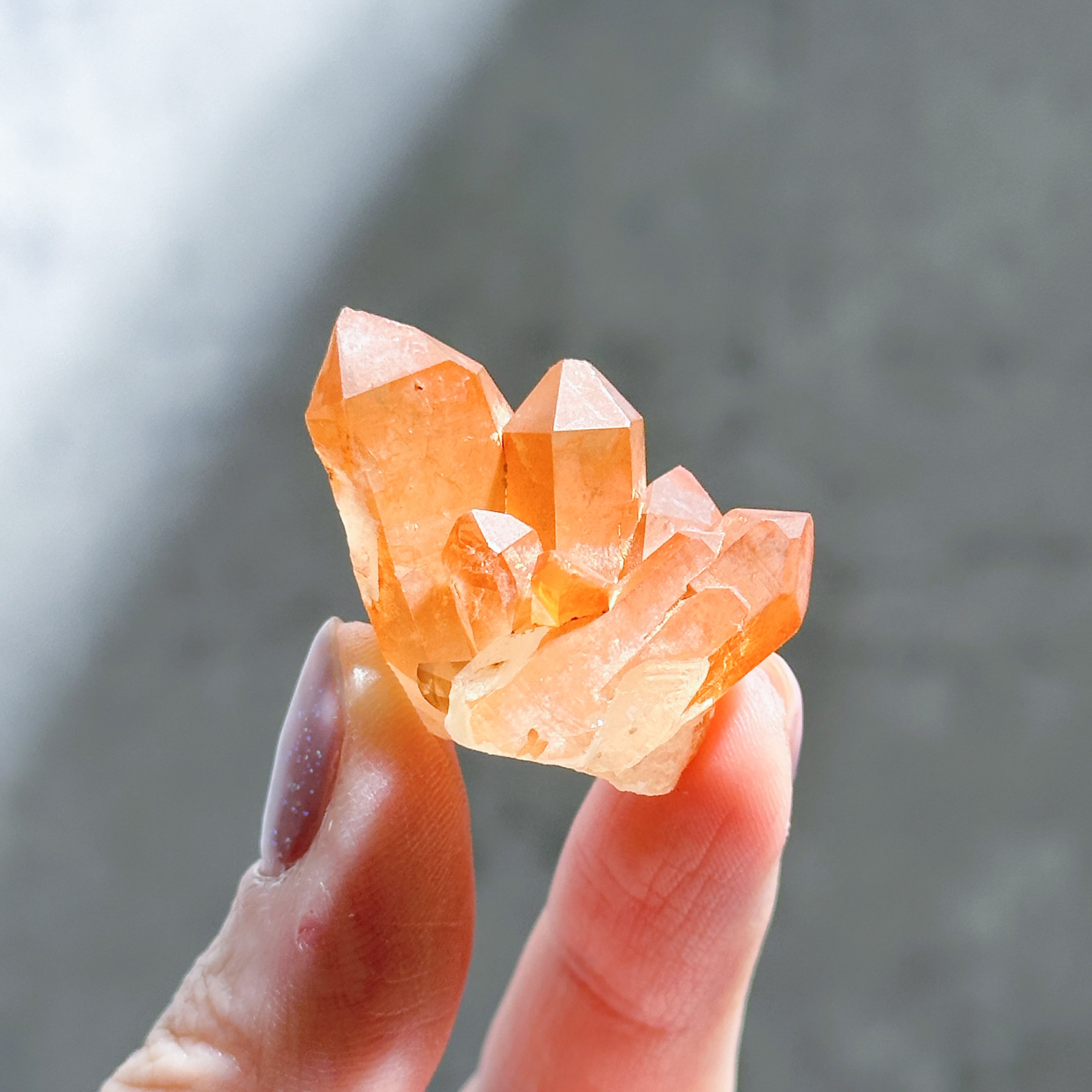 タンジェリンクォーツ3点セット01 ◇ Tangerine Quartz ◇ | Kamoku