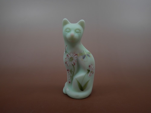 FENTON Glass 　フェントン　ねこのガラス　