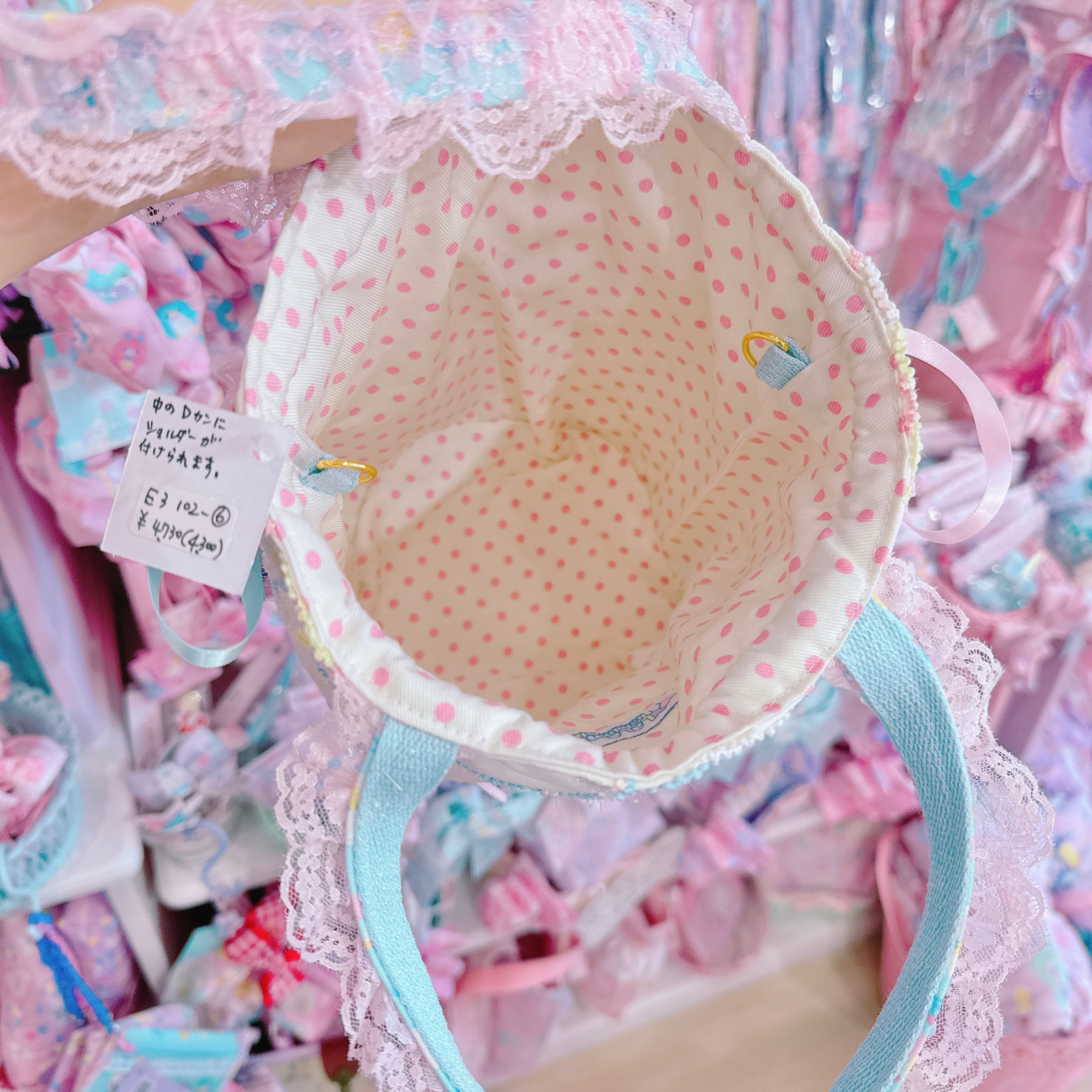 【E3】102-6丸底巾着2wayバッグ(ショルダーひも別売)