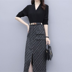 大人っぽいフェイクワンピース 【MKOP62】