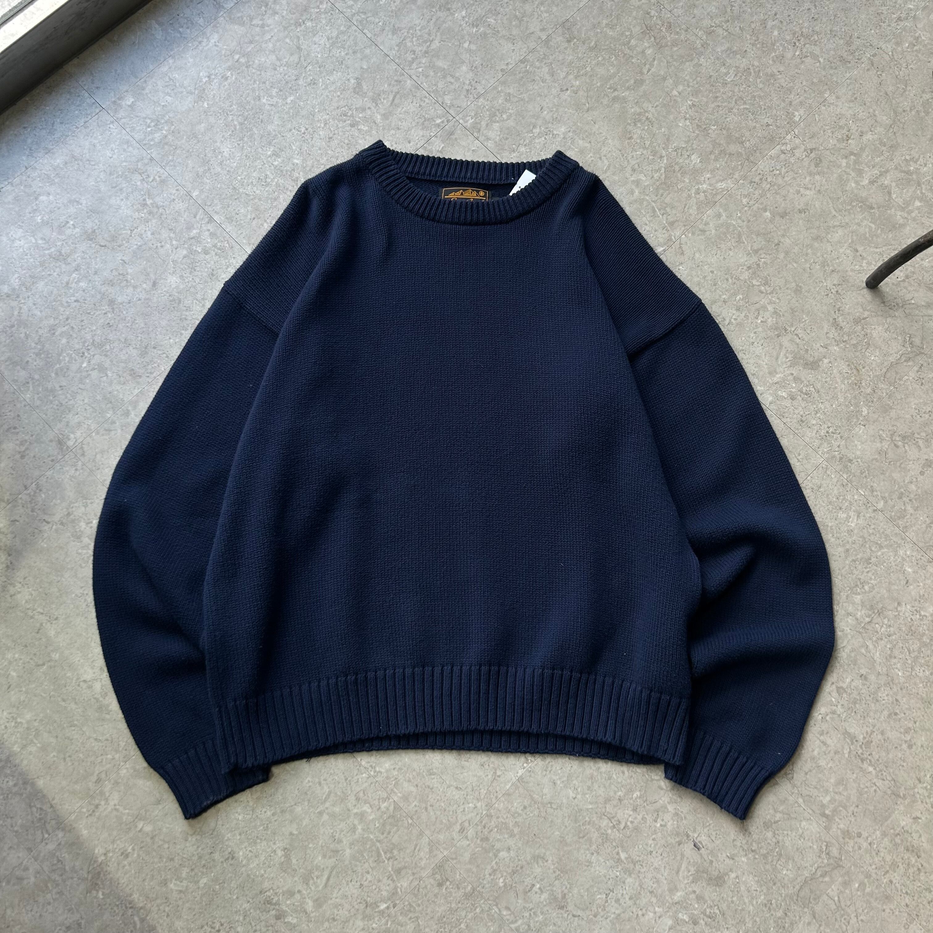 90s Eddie Bauer cotton knit【仙台店】