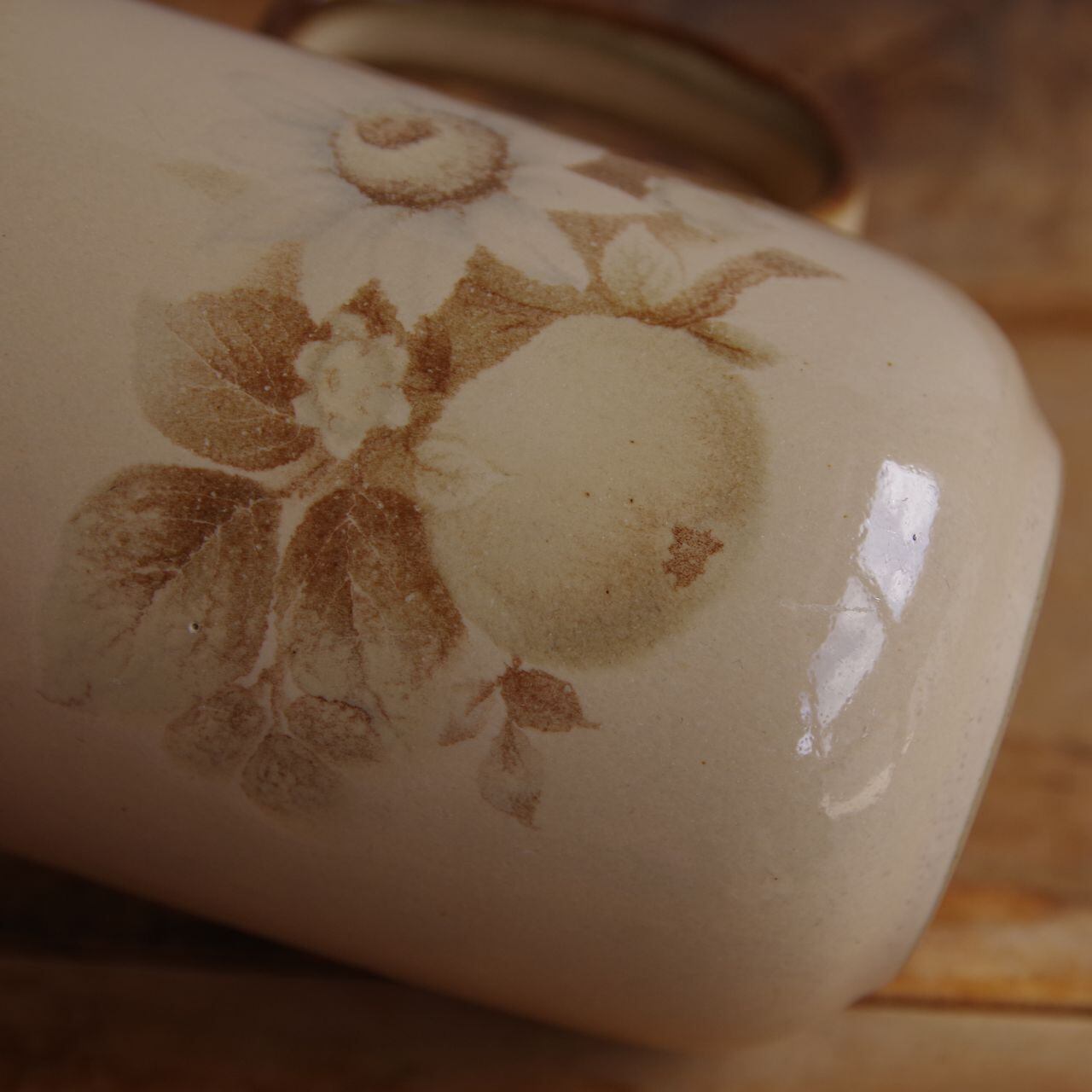 デンビー メモリーズ ブラウン 花柄 マグカップ コーヒーカップ DENBY