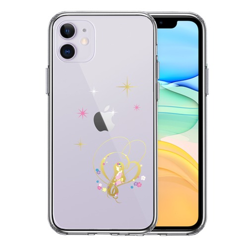 【即納】iPhone11 iPhone11Pro ディズニー 可愛い お洒落 ラプンツェル 星 クリアケース ハイブリッドケース ファンタジー 側面ソフト 背面ハード カバー