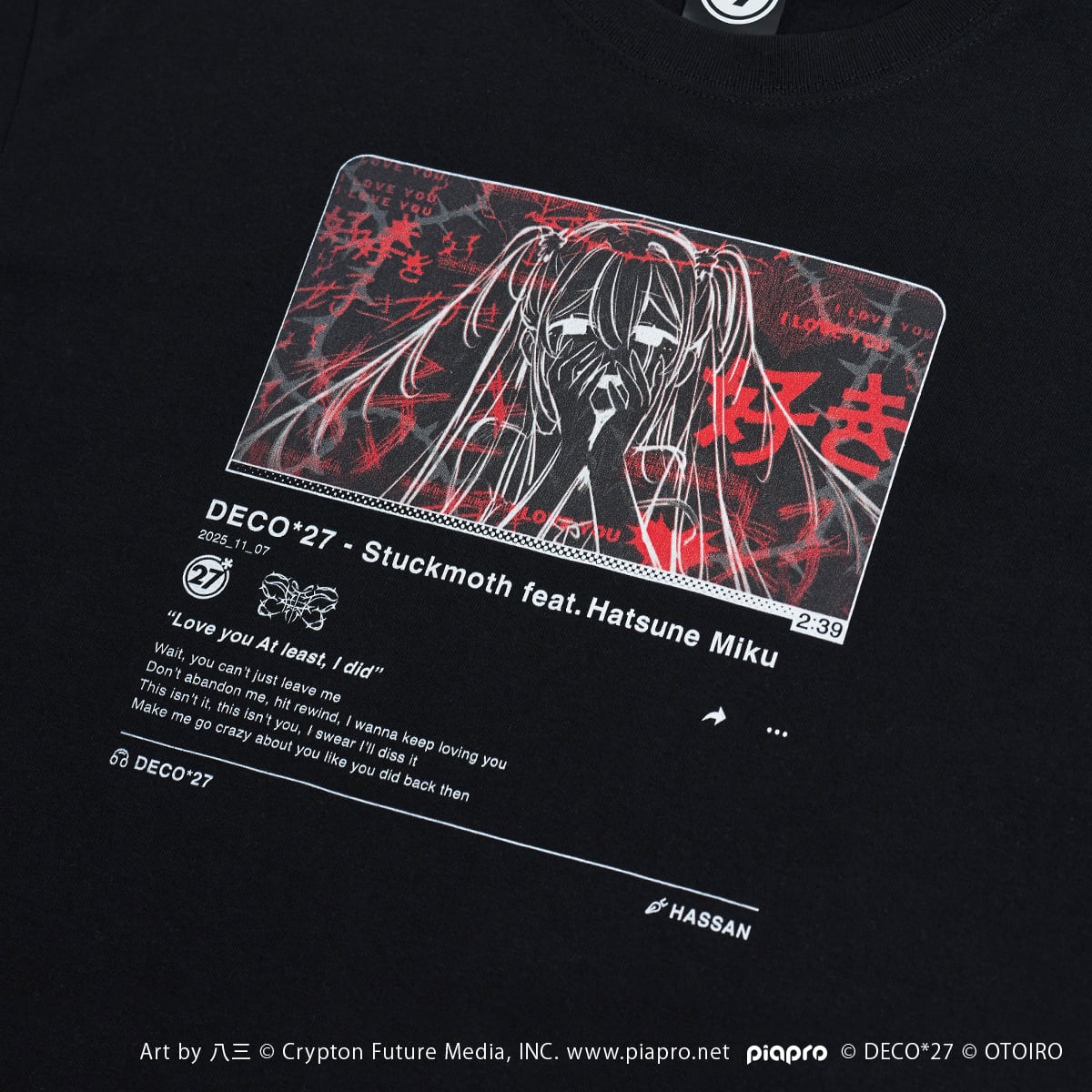 カイコ】サムネイルTシャツ / ブラック【予約対象商品】 | OTOIRO